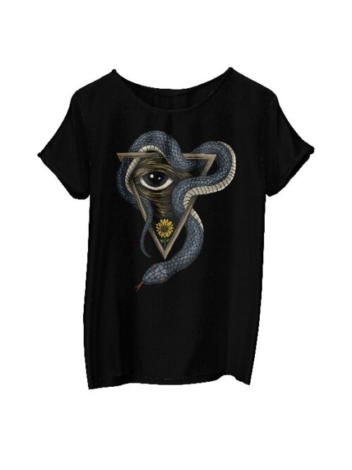 Snake one eye Design T-Shirt